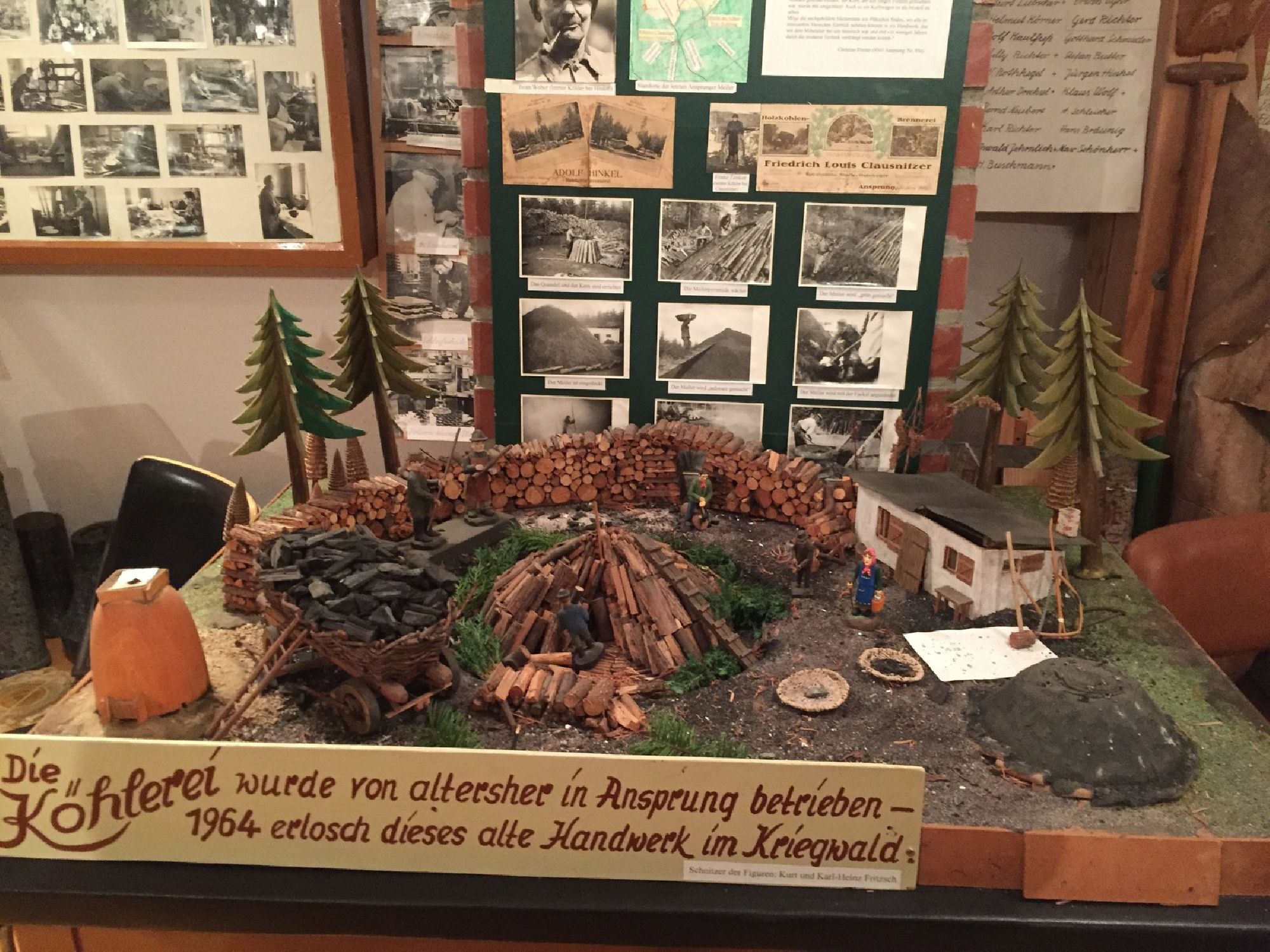 Köhlerei Ansprung als Modell