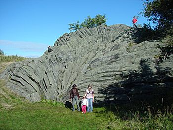 Basaltfächer auf dem Hirtstein