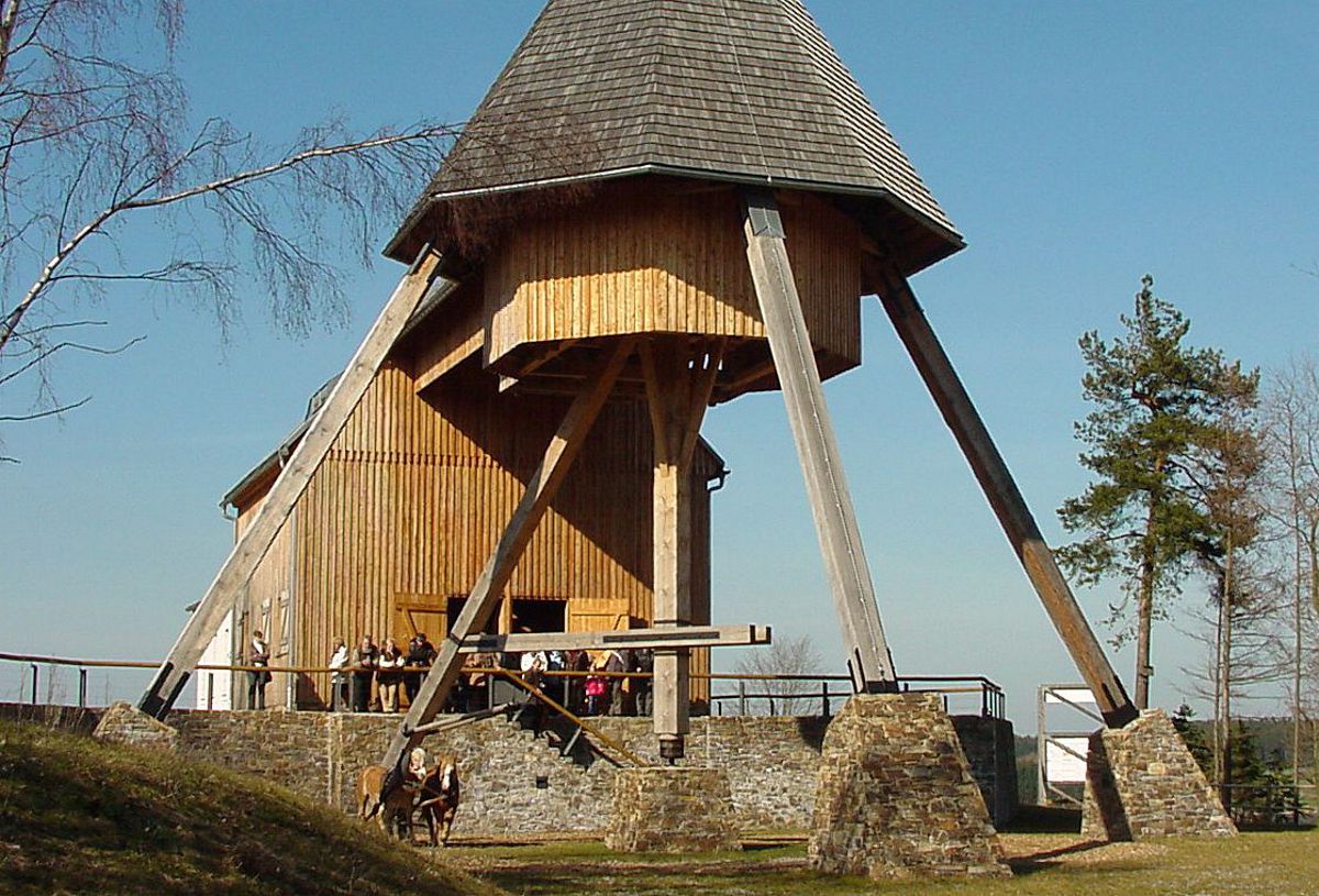 Pferdegöpel Marienberg Erzgebirge