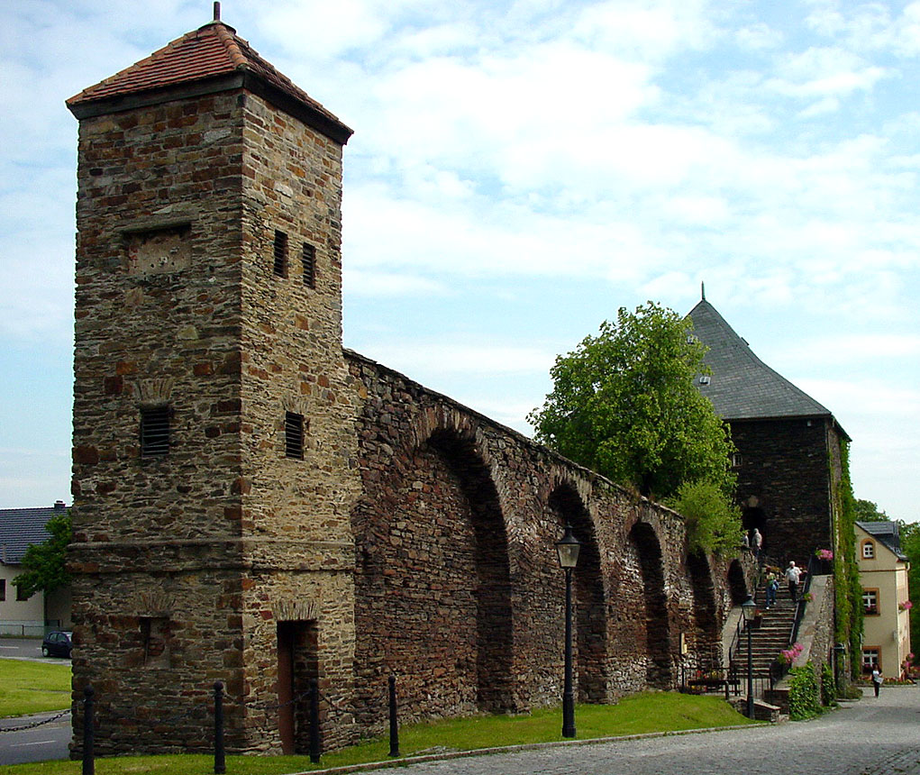 Stadtmauer der Stadt Marienberg